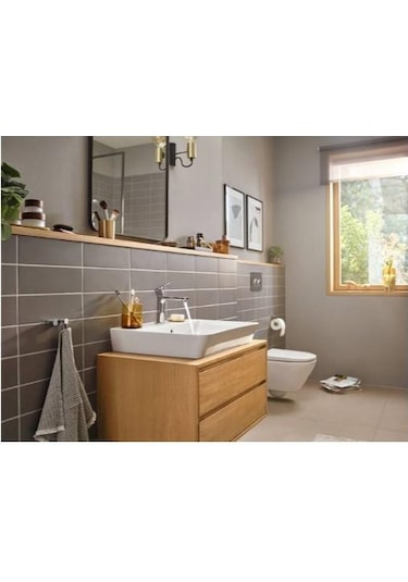 Hansgrohe Rebris E Tek Kollu  Lavabo Bataryası Krom 72557000