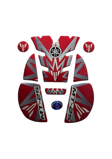 Wolf Tank Pad Kırmızı-gri Yamaha Mt-25 2020-2023