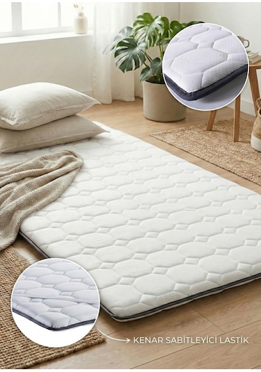 Artex Yer Yatağı 5cm Sünger Şilte Ped Yatak Şiltesi Pedi Topper Sade Mattress Tek Kişilik