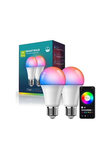 Cbtx Zj-bwbl1h-rgbww-2p 2 Adet Ses 220 V Led Ampuller Wifi Bluetooth 2.4g
