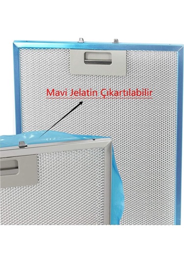 205x483mm White White Daisy Amıca Gram Silverline Uyumludavlumbaz Aspiratör Yağ Filtresi 20,5x48,3cm