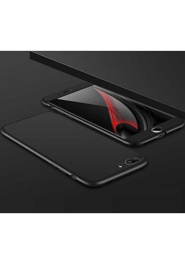 Apple Uyumlu iPhone 7 Plus Kılıf Zore Ays Kapak Siyah