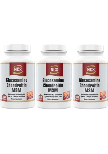 Ncs Glucosamine Chondroitin Msm 180 Tablet 3 Adet