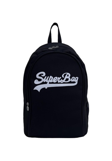 Superbag Sırt Çantası Siyah-Beyaz Seyahat Kurs Okul Günlük Kullanım Siyah - Beyaz