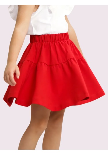 Veselyj Celovecek Anaokulu İçin Kız Çocuk Elbisesi 137551756 Kırmızı