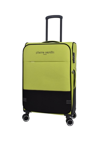 Pierre Cardin Ultra Light Hafif Lüx Kumaş Orta Boy Valiz Yeşil Pc8200 Yeşil