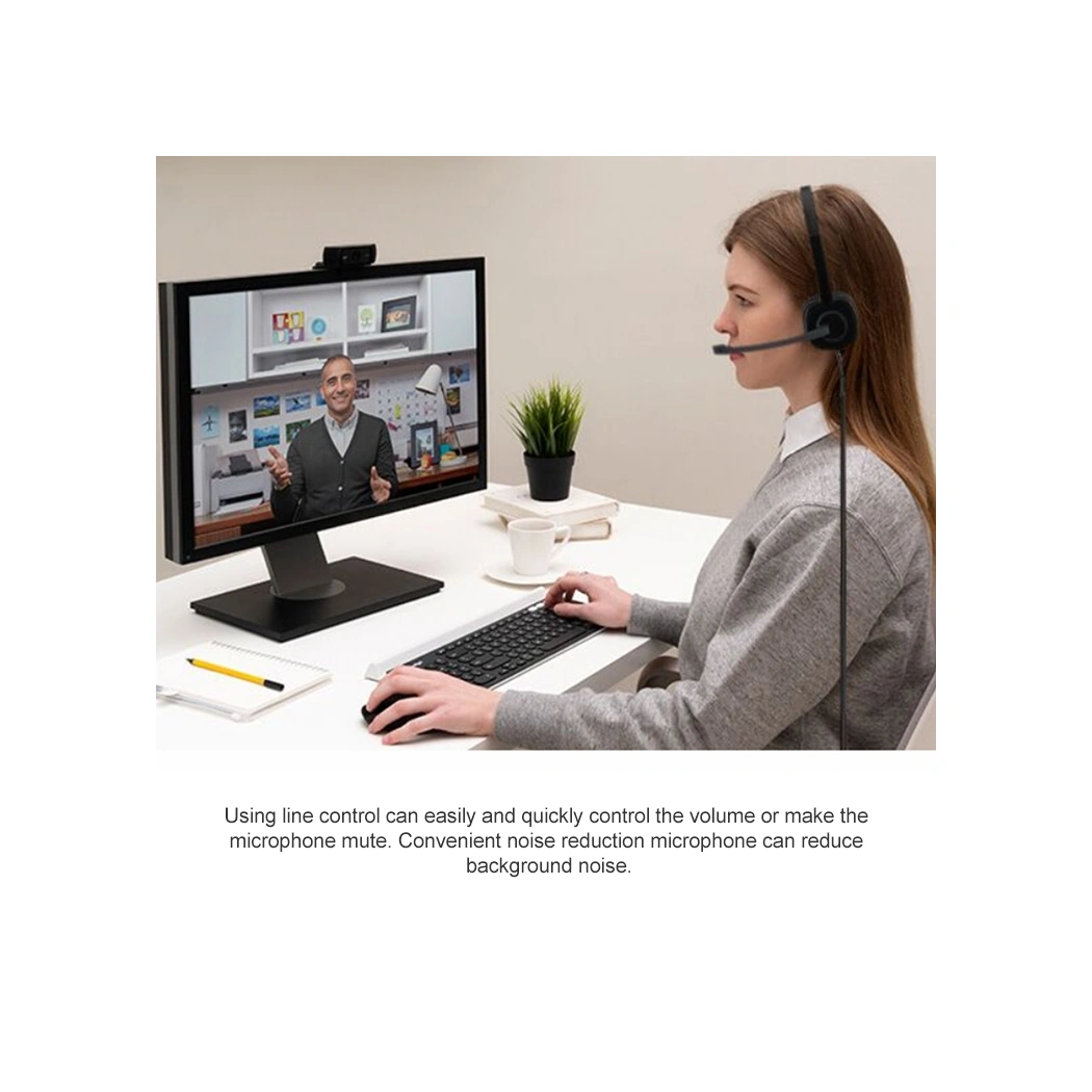 Sones Logitech H151 Kablolu Kulaklık Tek 3,5 Mm Kulaklık Oyun Kulaklığı Stereo Mikrofonlu