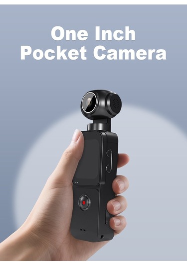 Çeşithane 5k Ultra Hd Video Kamera Anti-shake Stabilizasyonlu, 270 Döner Ekranlı Vlog & Seyahat K Siyah