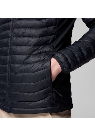 Columbia Powder Pass Hybrid Jacket Erkek Şişme Mont 2134141010 Siyah
