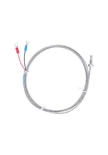 Tenfowee M8 Vida Tipi K-tipi Termokuple Sensörü, 0-600 C Sıcaklık Ölçümü, Cam Fiber Tel, Hızlı Tepki, Petrol-kimyasal Sanayi Uygulamaları