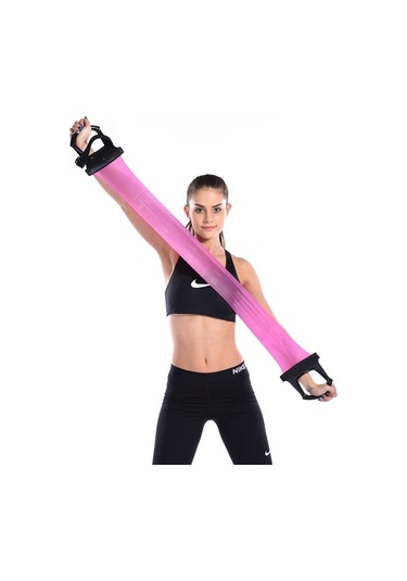 Jian Fan Yeni Lateks Yoga Ralli Kemeri Fiziki Ekipmanlar Açık Pembe