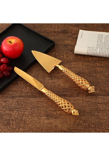 Teltree Pizza Ve Pasta İçin Dayanıklı Alaşımlı Bıçak Seti - Keskin Uç, Konforlu Kavrama, 29cm Uzunluk, Özel Davetler İçin Mükemmel Seçim Diğer