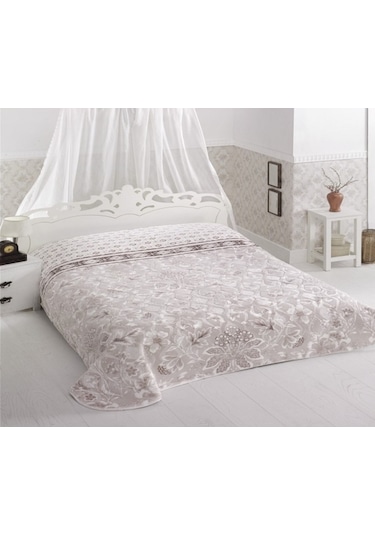 Sarar Viyola Çift Kişilik Battaniye Vizon