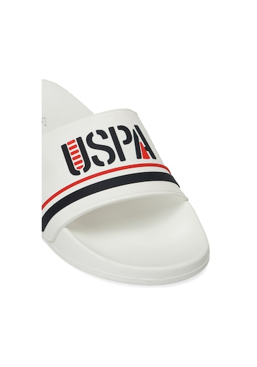 U.s. Polo Assn. Band 5fx Erkek Terlik Beyaz