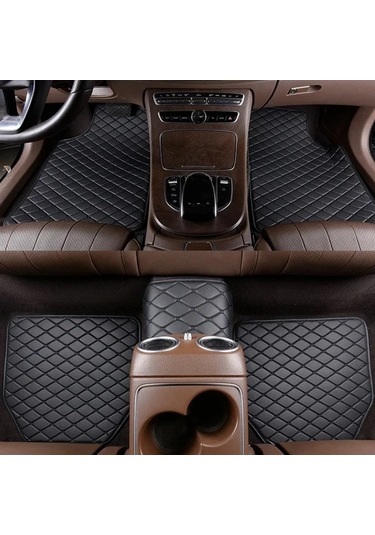 Liangmei Araba Paspaslar Pu Deri Su Geçirmez Evrensel 5 Adet Oto