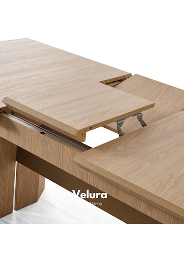 İpek Yemek Odası Takımı Yemek Masası + 4 Adet Sandalye Ceviz