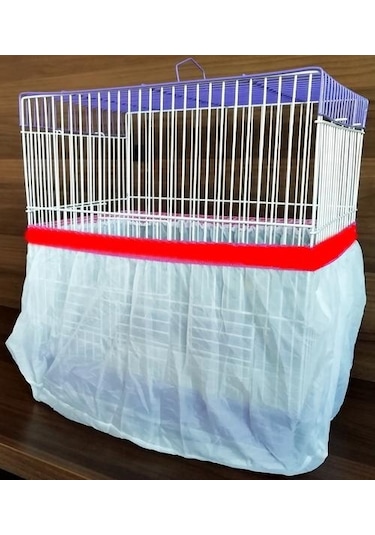 Bird Life Kuş Kafes Tülü 55 x 45 x 30 CM Kırmızı