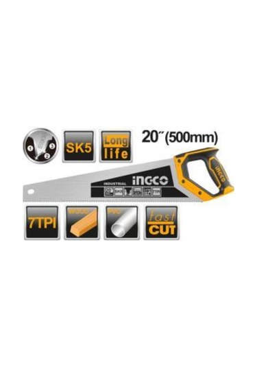 Ingco HHAS28500 Pala Testere 500 MM 20"