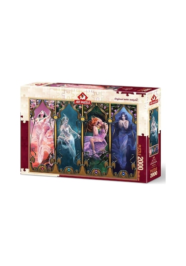 Art Puzzle 2000 Parça Dört Cevher  4573