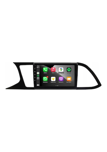 Seat Leon Araç Multimedya Android Ekran Carplay Double Teyp Navigasyon 2+32 9" 13-20 P.black Navımex