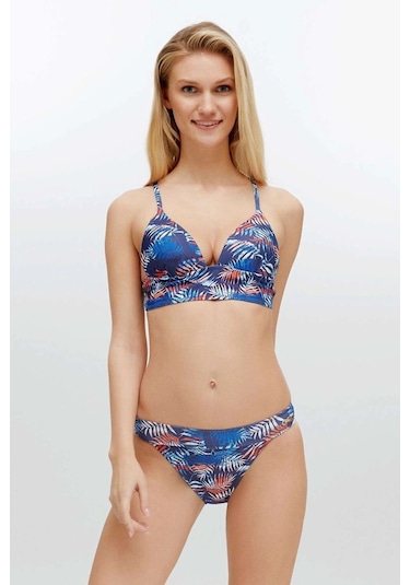 U.S. Polo Assn. Kadın Lacivert Bikini Takım