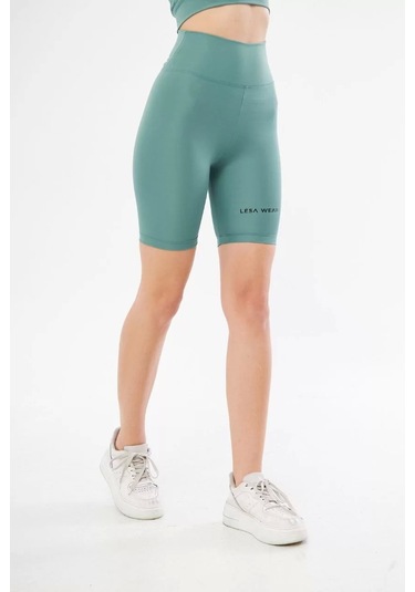 Biker Sporcu Şort - Mint Yeşil Mint Yeşil