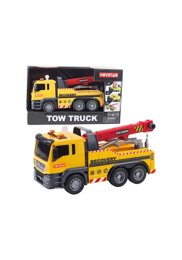 1:12 Sürtmeli Sesli Işıklı Oyuncak Vinç