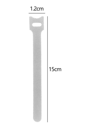 Suntek 50 Parça Serbest Bırakılabilir Kablo Bağları Gri