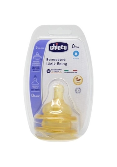 Chicco Biberon Emziği 0Ay+2Li Normal Akış Kauçuk