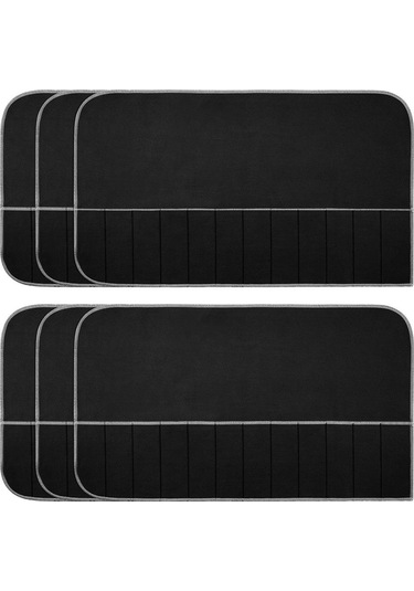 Xiaaokeji Saklama Çantaları Çatal Bıçak Takımı Düzenleyici Kararma Önleyici Koruyucu Çantalar 6 Adet