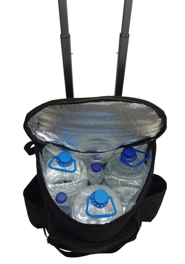 2 Kademeli Tekerlekli Çekcekli Sırt Termal Kurye, Pıknık Çantası