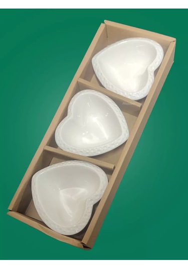 Hazdev Seramik Beyaz Sosluk Servisi Ve Sunumu İçin Set 247501229 Beyaz