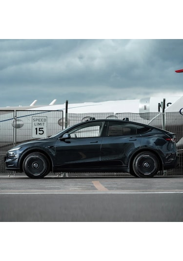 Haloblk Halodısc 2 Supercharger - Tesla Model Y - 21 İnç Aerodinamik Siyah Jant Kapağı - 4 Adet