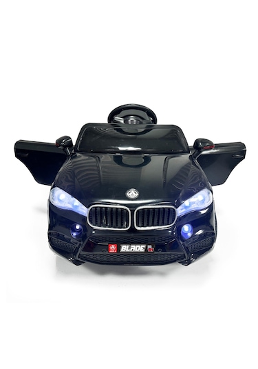 Akar Blade 12v Çift Motorlu Uzaktan Kumandalı Akülü Araba - Dans Modlu Siyah