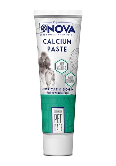 Nova Kedi-Köpekler için Mineral Kalsiyum Paste 100 g