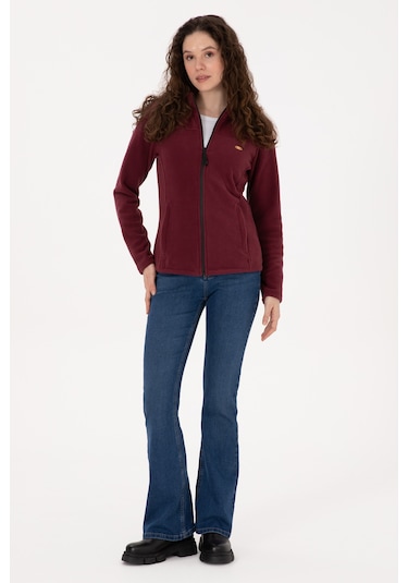 U.s. Polo Assn. Kadın Plum Hırka Örme 50316729-vr177 New Plum