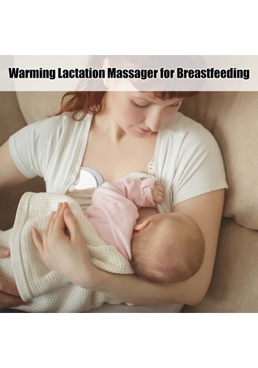 Teltree 3 Seviye Isıtmalı, 5 Titreşim Modlu Emzirme Masaj Aleti - Şarj Edilebilir Çok Renkli