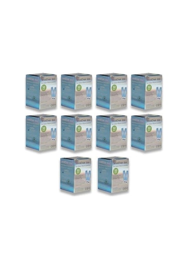 Vivachek Eco Şeker Ölçüm Stribi 10 x 50'li