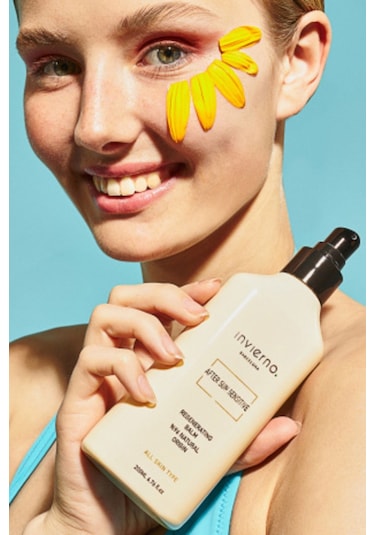 Invierno Barcelona Llc. Aloevera & Papatya Özlü Güneş Sonrası Yatıştırmaya Yardımcı Krem 200ml