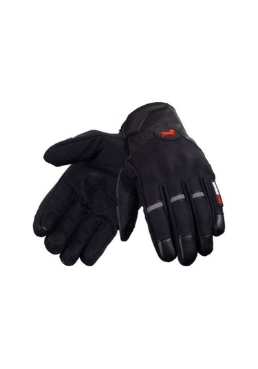 Motosiklet Eldiveni Soft Tpu Koruma Softjel Kumaş Telefon Dokunmatikli Motor Eldiven Siyah