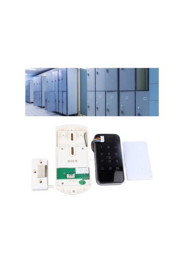 Geeroyoo Suya Dayanıklı Elektronik Kombinasyon Kilit - Dokunmatik Şifre Ve Yakınlık Kartı İle Depolama Dolapları İçin Pil Dahil Değil