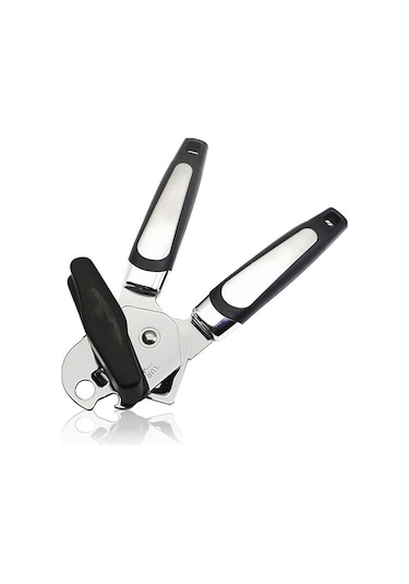 Pazly Paslanmaz Çelik Manuel Kavanoz Açacağı - Dayanıklı Pratik Mutfak Aleti Gümüş 190x55x50mm Gümüş