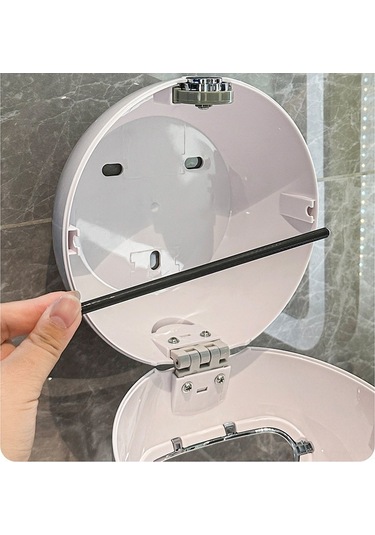 Reedark Duvar Üstü Mutlu Yüz Desenli Kağıt Havlu Kutusu - Delme Yok Kurulum - Banyo Odası İçin Uygun - Konfor Ve Temizlik Diğer