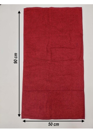 Berber Havlusu Sporcu Havlusu Yüz Havlusu Bordo 50x90 Cm 3 Lü