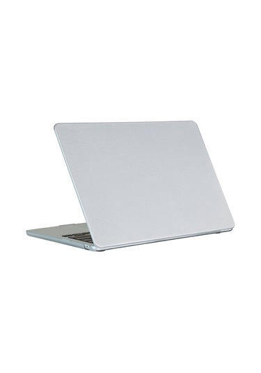 Ekılıf - Macbook 14.2 2021 A2442 Uyumlu - Kılıf Alt Ve Üst Koruyucu Premium Msoft Bottom Kapak - Gri - T30681 Gri