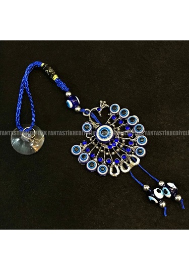 Tavus Kuşu Nazar Araba Hediyesi Vantuz Otomobil Dikiz Ayna Süsü (464573715)