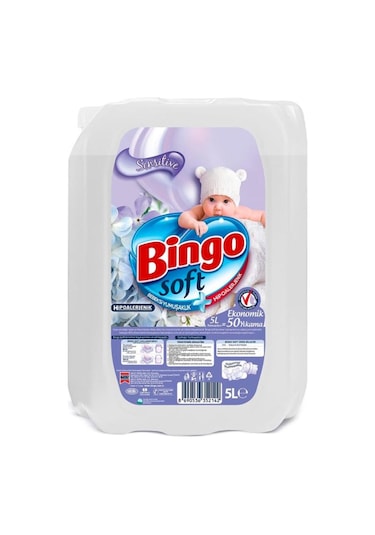 Bingo Soft Çamaşır Yumuşatıcısı Sensitive 5 L