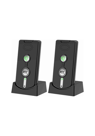 2 Adet Interkomlar Kablosuz Ev Sesli Çift Yönlü Arayan Siyah
