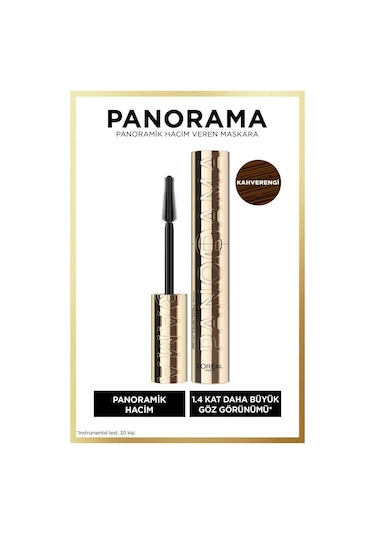 L'Oréal Paris Panorama Hacim Veren Maskara Kahverengi