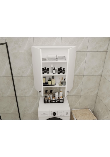 Masif Market Çok Amaçlı Dolap Beyaz